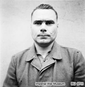 Josef Kramer, in Celle awaiting trial (August 1945)