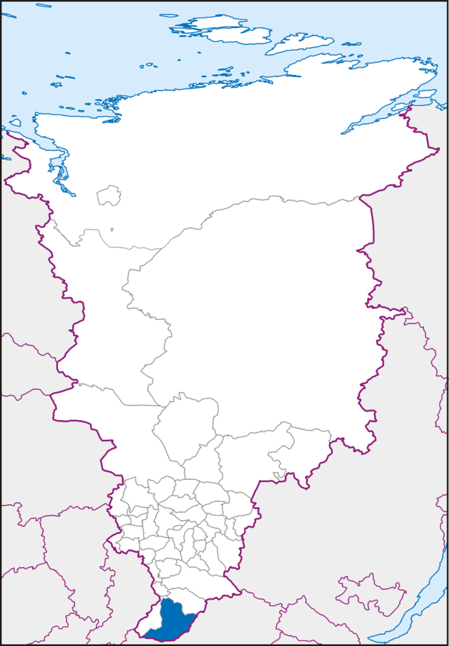 Ермаковский район на карте