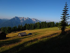 Jauken (north side) from the Kreuzeck group (Oberberger Alm)