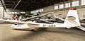 Polish glider SZD-50-3 at the airport in Krosno