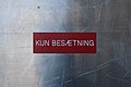 Kun besætning