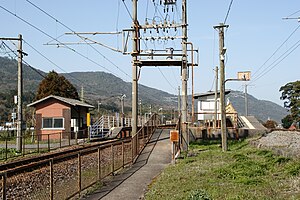 니시야시키 역과 승강장