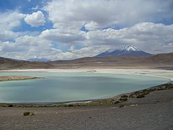 Hedionda Lake in the municipality of San Pedro