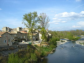 Ardèche yanında Lanas