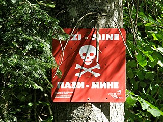 <span class="mw-page-title-main">Land mines in Bosnia and Herzegovina</span>