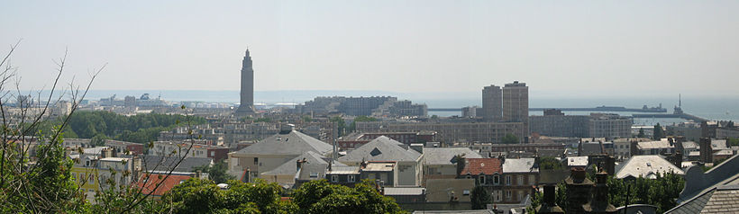 Panorama du Havre de Perret, vu depuis le nord.