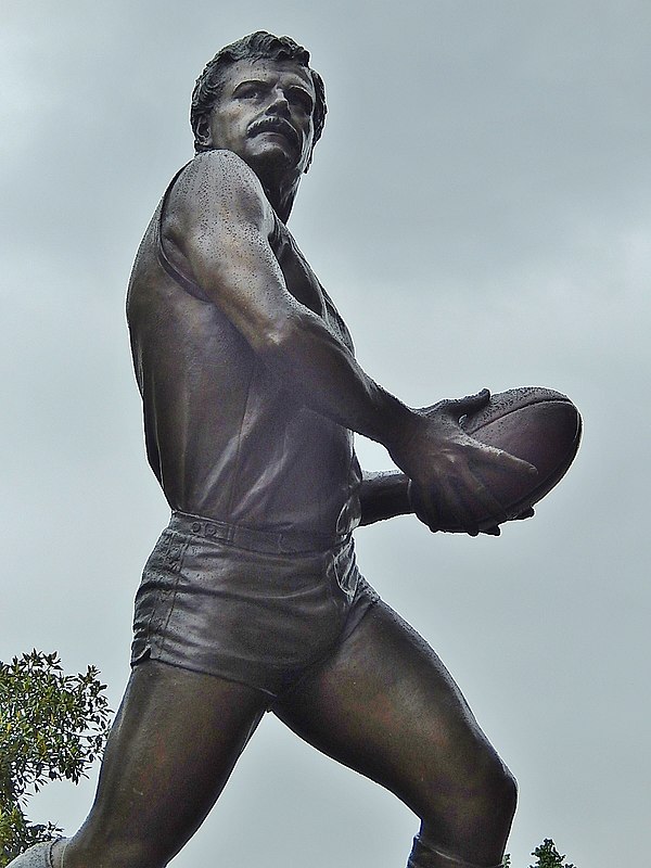 Statue of Matthews outside the MCG