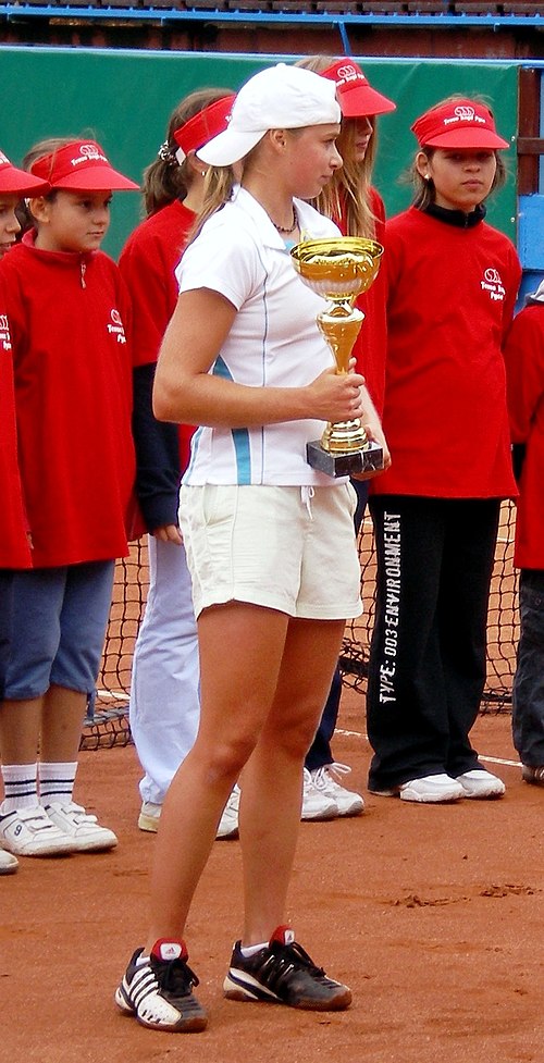 Lenka Wienerová at the 2008 Ruse Open in Bulgaria