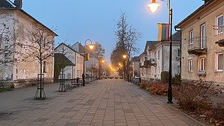 <span class="mw-page-title-main">Lentvaris</span> City in Dzūkija, Lithuania