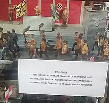 Nazi-themed toys at Leuralla with disclaimer Leuralla Nazi Toys.jpg