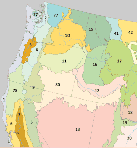 Level III ecoregions, Pacific Northwest.gif