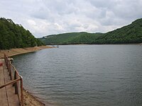 The artificial Lake Batllava Liqeni i batllaves, Kosove.JPG