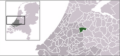 Localización del municipio de Nieuwkoop