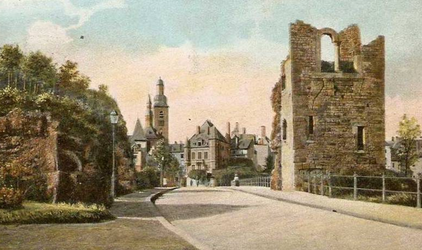 Luxembourg: Montée de Clausen and «Huelen Zant», about 1905