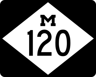 <span class="mw-page-title-main">M-120 (Michigan highway)</span> State highway in Michigan, United States