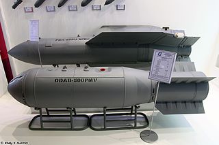 <span class="mw-page-title-main">PBK-500U Drel</span> Russian guided cluster glide bomb