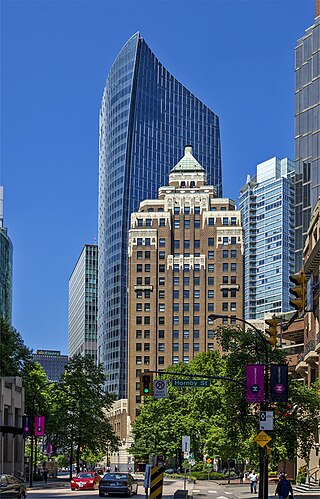 <span class="mw-page-title-main">MNP Tower</span> 35-story high-rise office building in Downtown Vancouver, British Columbia