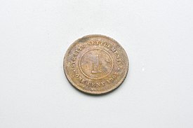 Uang tembaga Inggris 1 sen 1903