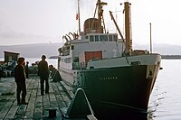 MV Claymore's early arrival at Tobermory, April 1971 - geograph.org.uk - 5469716.jpg