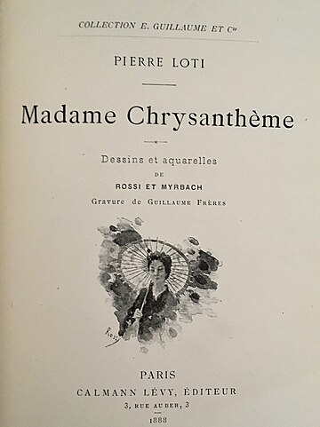 Madame Chrysanthème (novel)