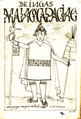 Dessin contemporain de la conquête espagnole présentant un personnage portant un costume et des parures traditionnelles incas.
