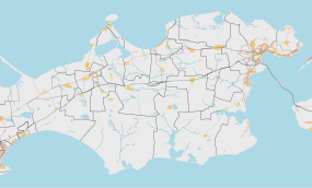 Комиш-Бурунська коса. Карта розташування: Єдикуйський район