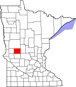 Map of Minnesota highlighting Douglas County.svg