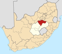 Location of Fezile Dabi within Free State