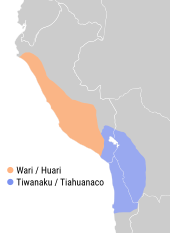 Mapa de Wari y Tiawaku.svg