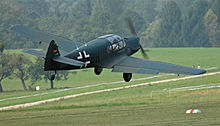 Bf 108B Taifun, Messerschmitt-Stiftung Me108 Start.jpg