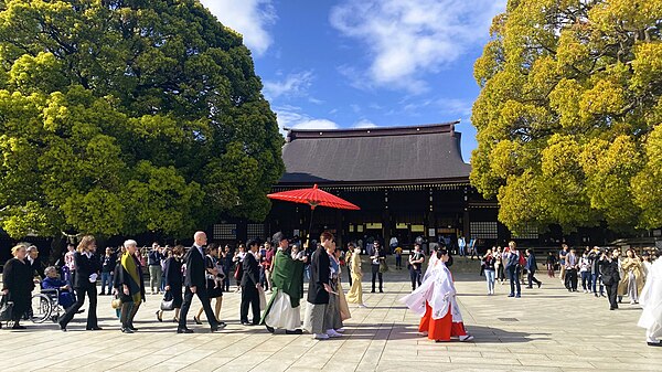 Meiji Jingu Shrine Main Hall in 2023