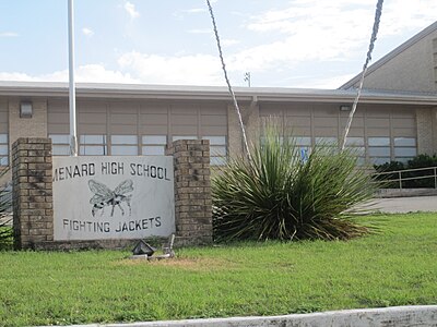 Menard High School in Menard, Texas Menard High School, Menard, TX IMG 4373.JPG