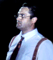 Irwin R. Schyster lost to The Undertaker but gained revenge by stealing The Undertaker's urn. MikeRotunda1994Cropped.png