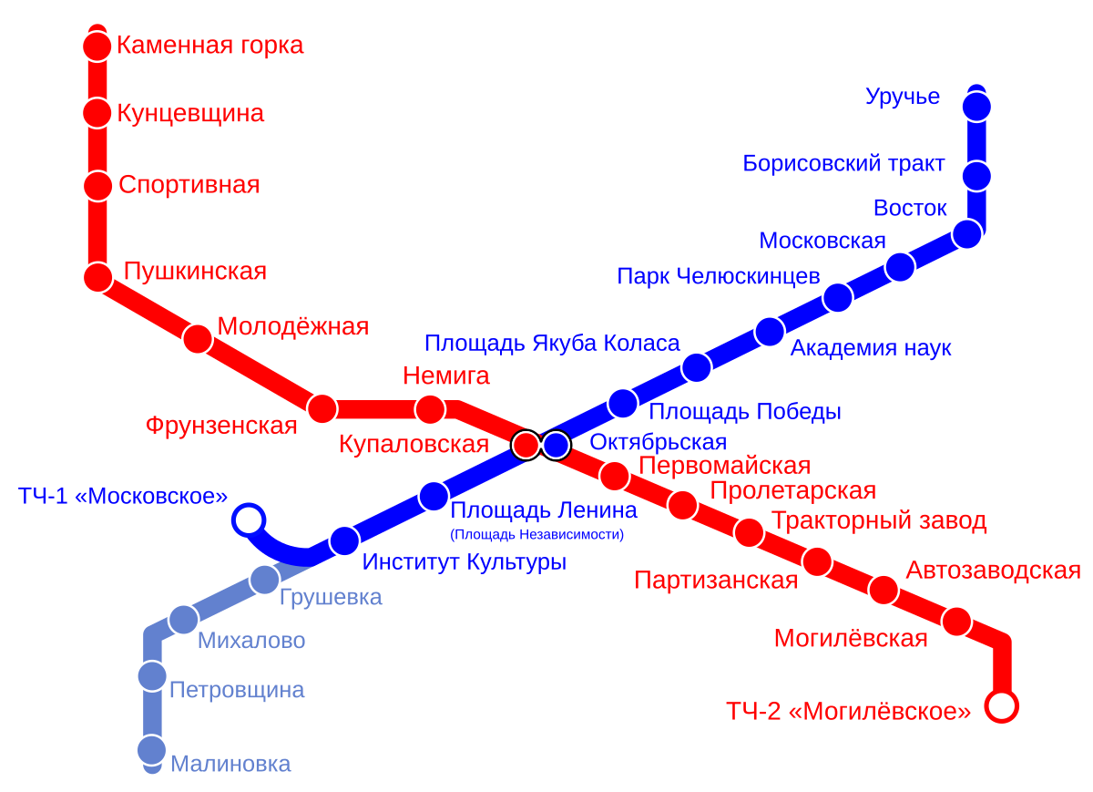 Карта автозаводская метро минск