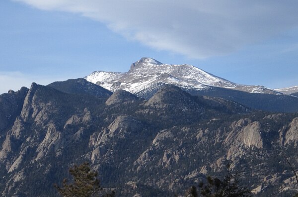 Front Range near Estes Park, Colorado (Mummy Mountain)