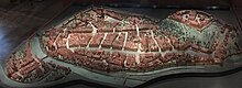 Dreidimensionales Stadtmodell von ca. 1570