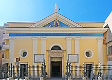 Facciata del santuario di Maria Santissima Incaldana