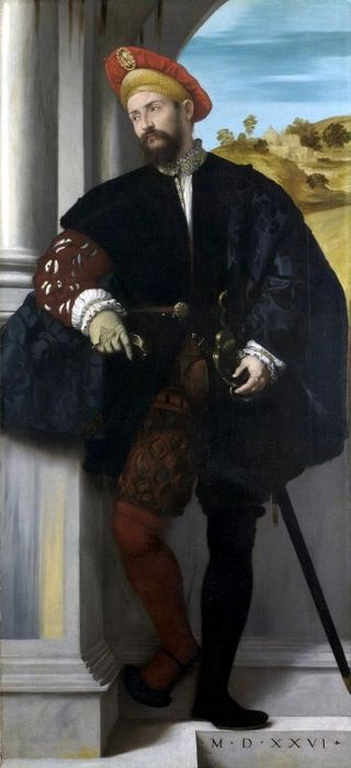 <i>Portrait of a Man</i> (Moretto) 1526 painting by Moretto da Brescia