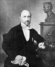 Carl Gustaf Mosander, the scientist who discovered erbium, lanthanum and terbium. Mosander Carl Gustav bw.jpg