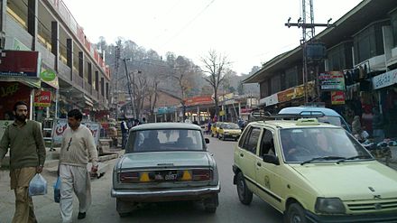 Different types of taxis in Murree