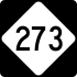 North Carolina Highway 273 marker 