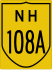 National Highway 108A marker