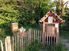 Bienenstöcke im Uferpark