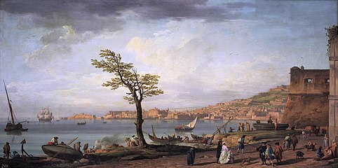 View of Naples, by Joseph Vernet