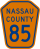 County Route 85 marker
