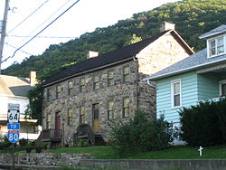 The Nathan Harvey House, a historic site in the borough