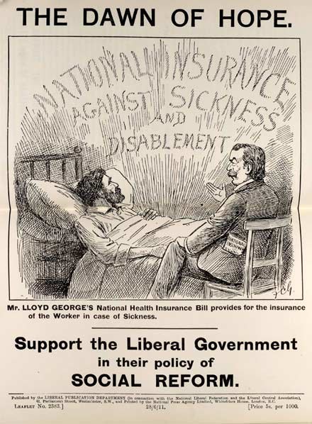 Leaflet promoting the National Insurance Act 1911