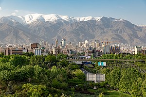 skyline van Teheran