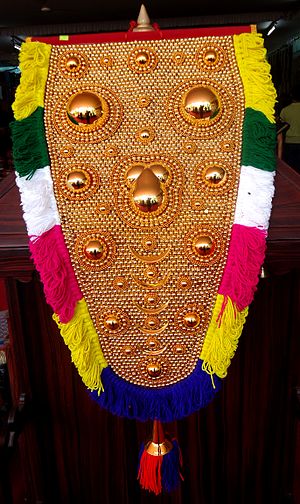 Head Mask of Elephant used in Kerala.