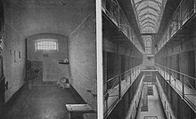 Example of a confined environment Newgate - cell and galleries.jpg
